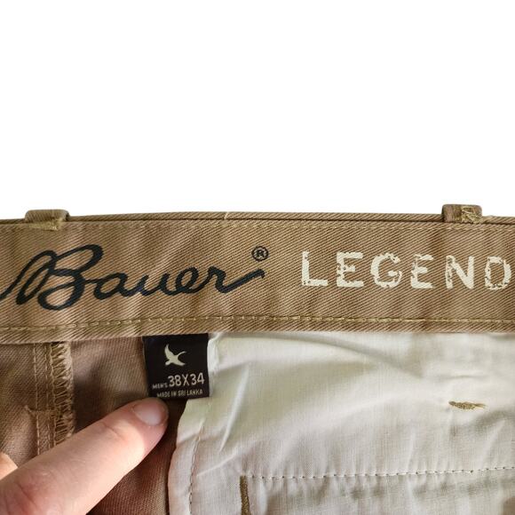 Eddie Bauer Mens Classic Fit Legendwash Pants Size 38 X 34 Saddle Khaki Cotton - Picture 9 of 15